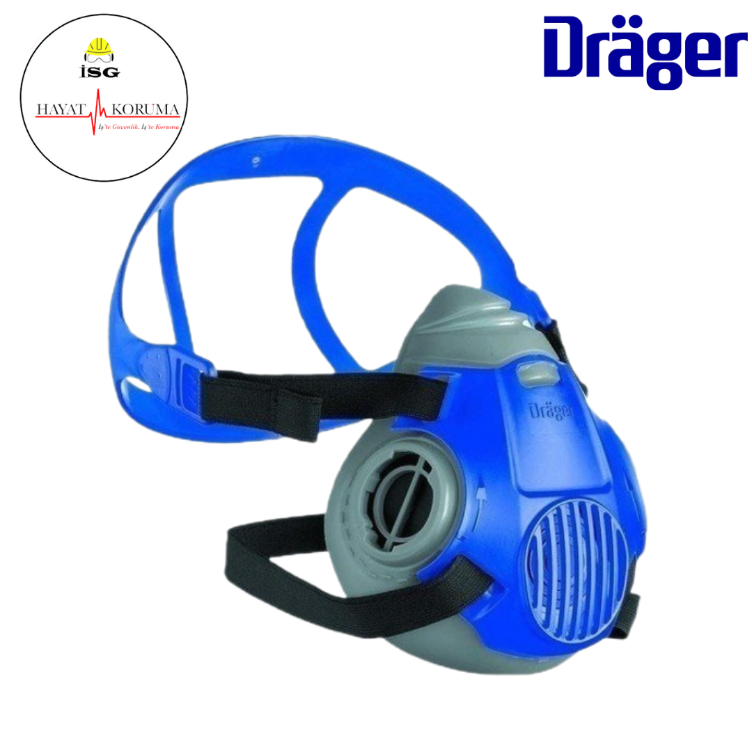 Draeger 3300 Yarım Yüz Maskesi + ABEK 1 Gaz Filtresi